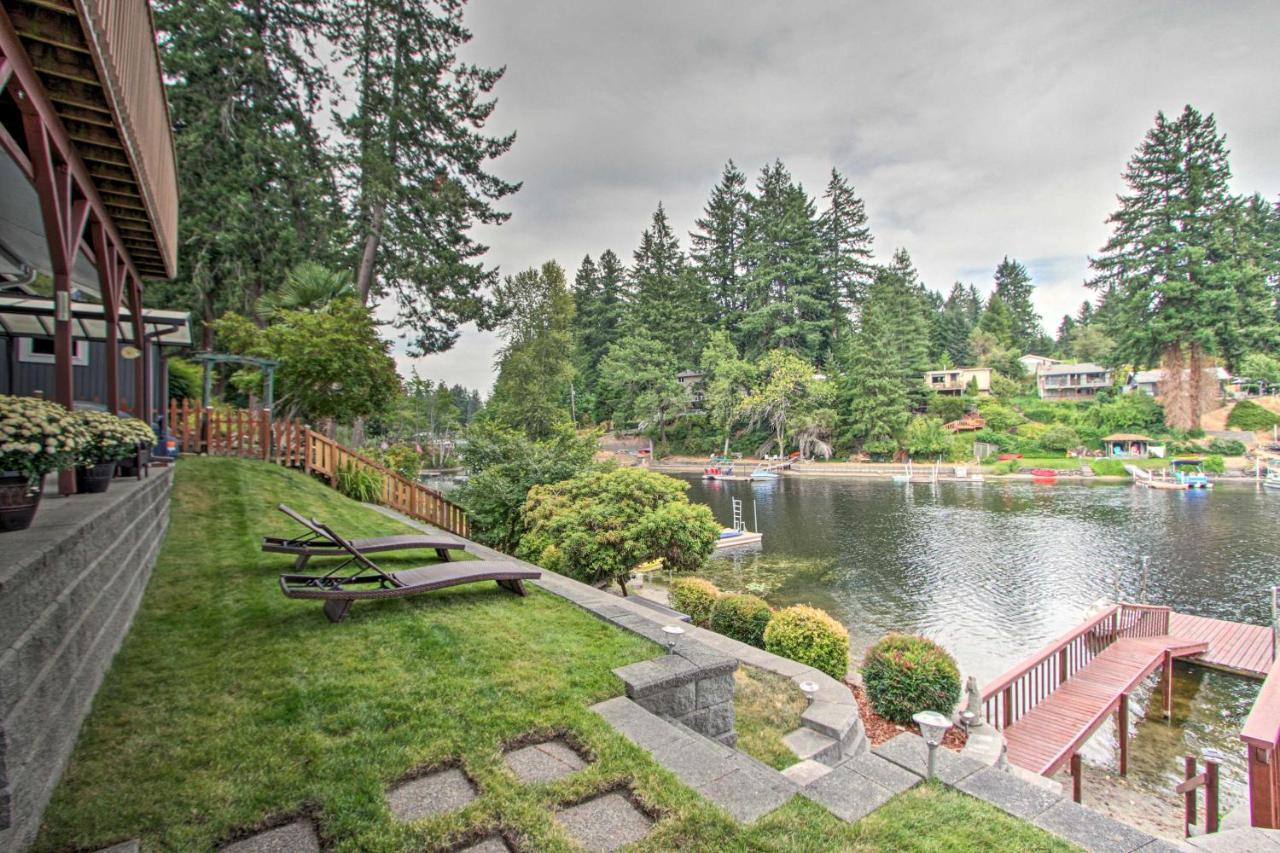 The Peacock House - Waterfront Home With Hot Tub! Olympia Luaran gambar