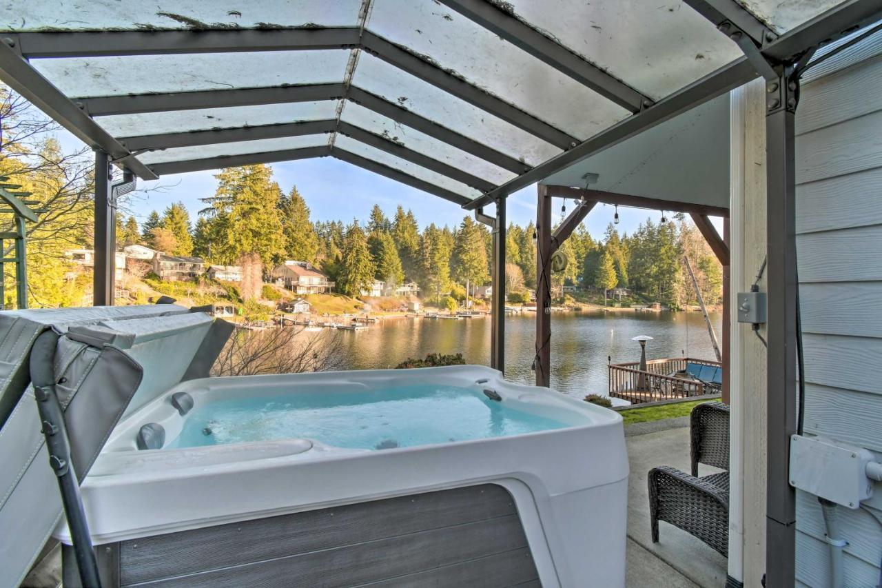 The Peacock House - Waterfront Home With Hot Tub! Olympia Luaran gambar