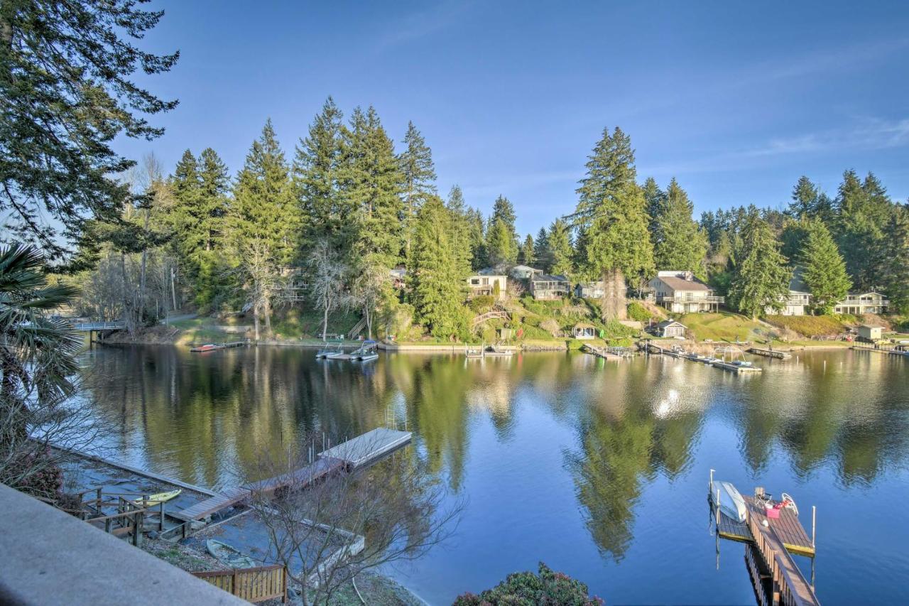 The Peacock House - Waterfront Home With Hot Tub! Olympia Luaran gambar