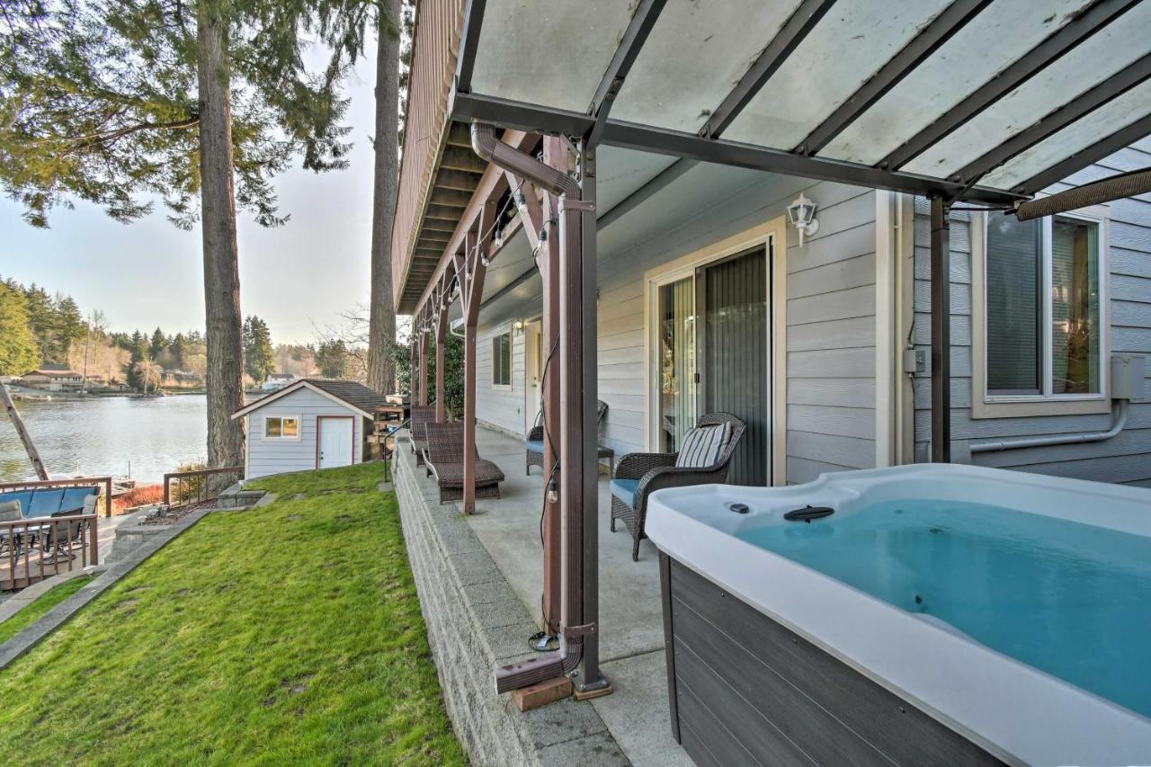 The Peacock House - Waterfront Home With Hot Tub! Olympia Luaran gambar
