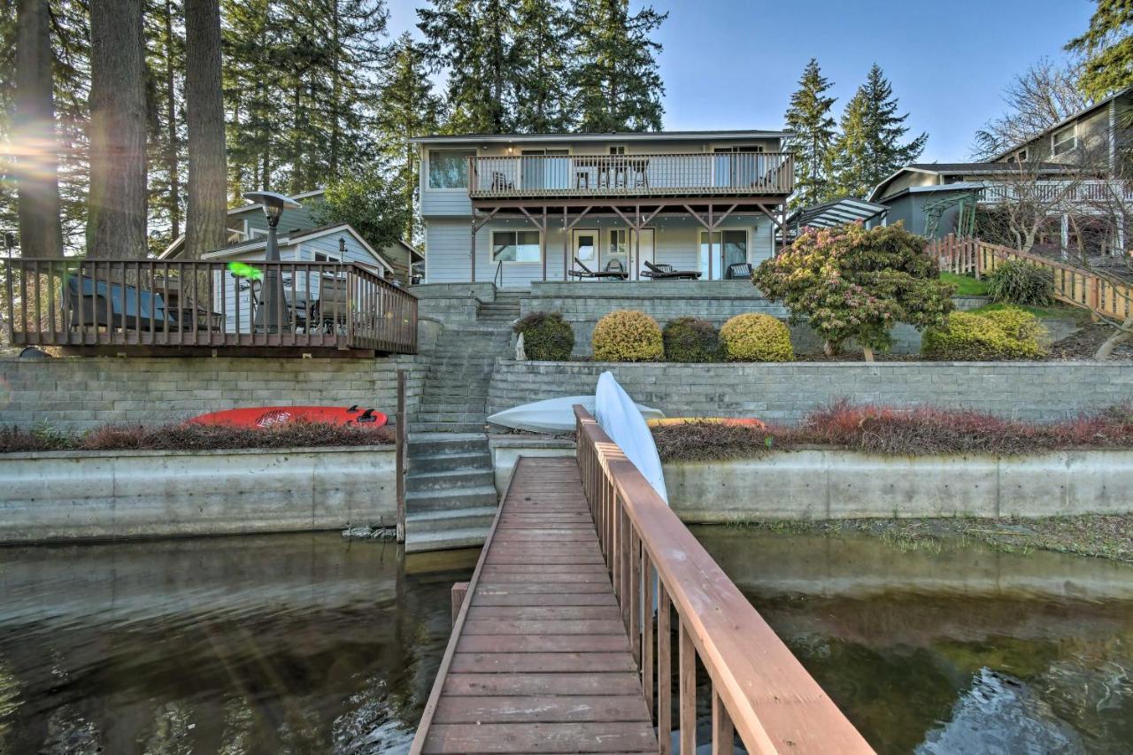 The Peacock House - Waterfront Home With Hot Tub! Olympia Luaran gambar